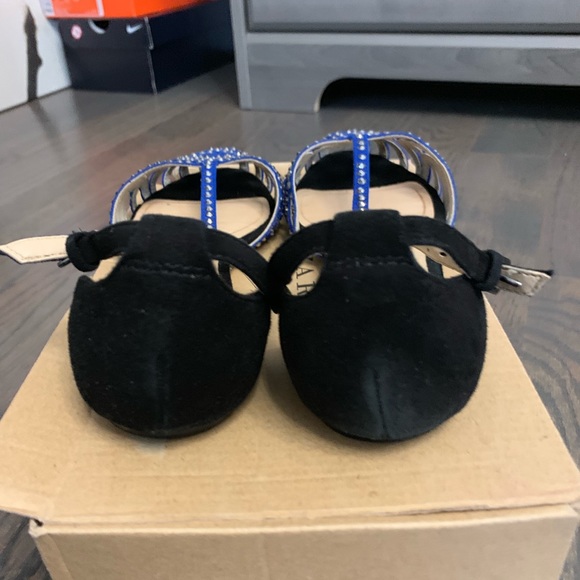 Zara blue sequin flats - Picture 4 of 5